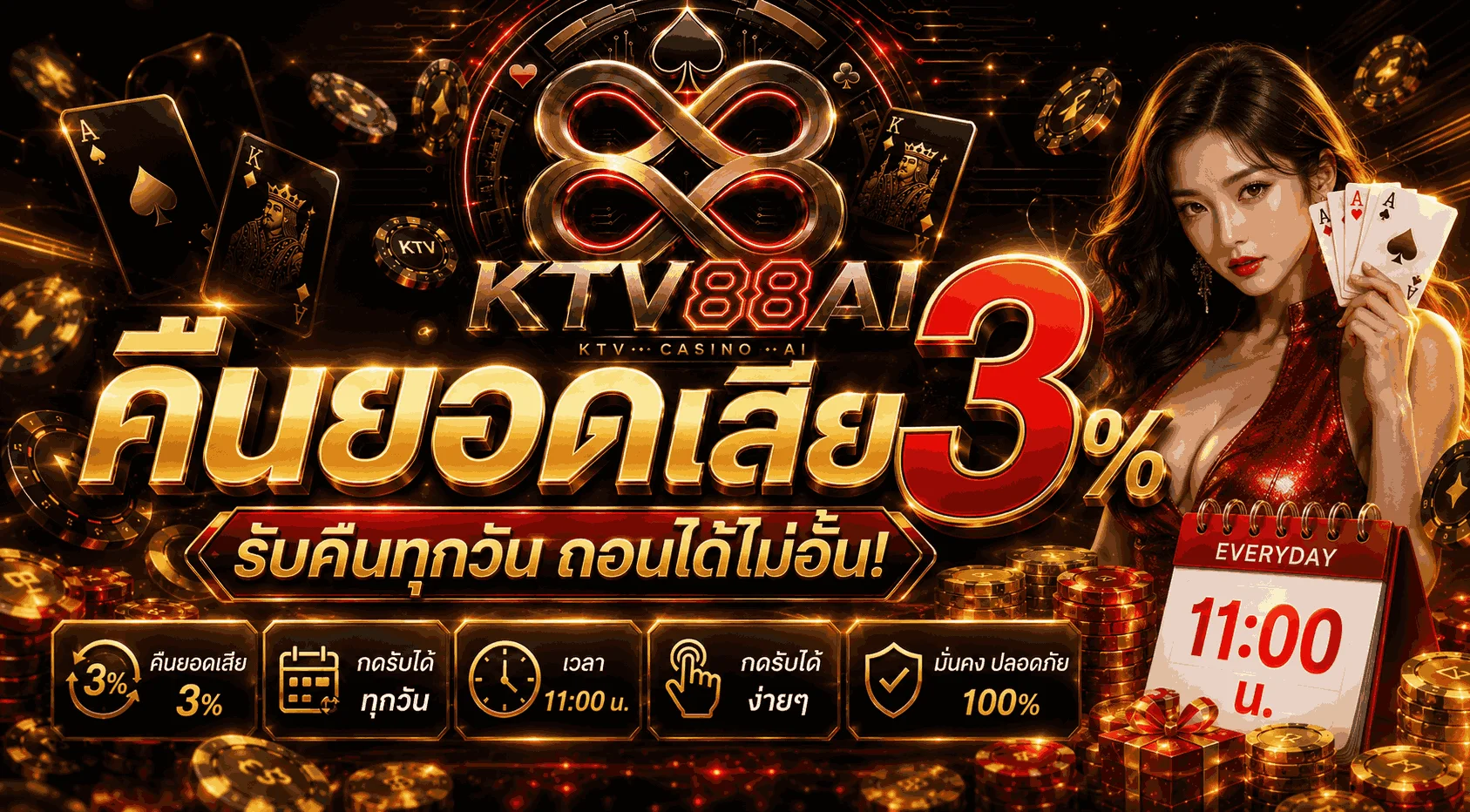 KTV88AI รวมค่ายสล็อตออนไลน์และคาสิโนสดครบทุกค่าย